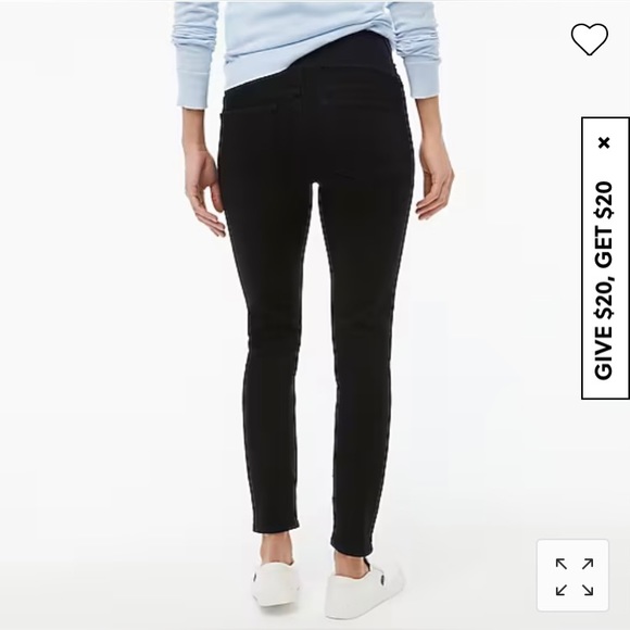 NWT J. Crew Black Maternity Jeans in Signature Stretch | Size 27 - Picture 2 of 9